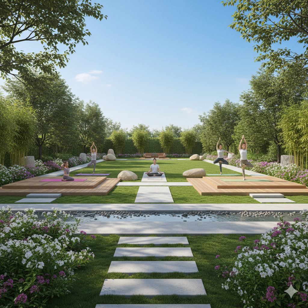 Yoga & meditation garden